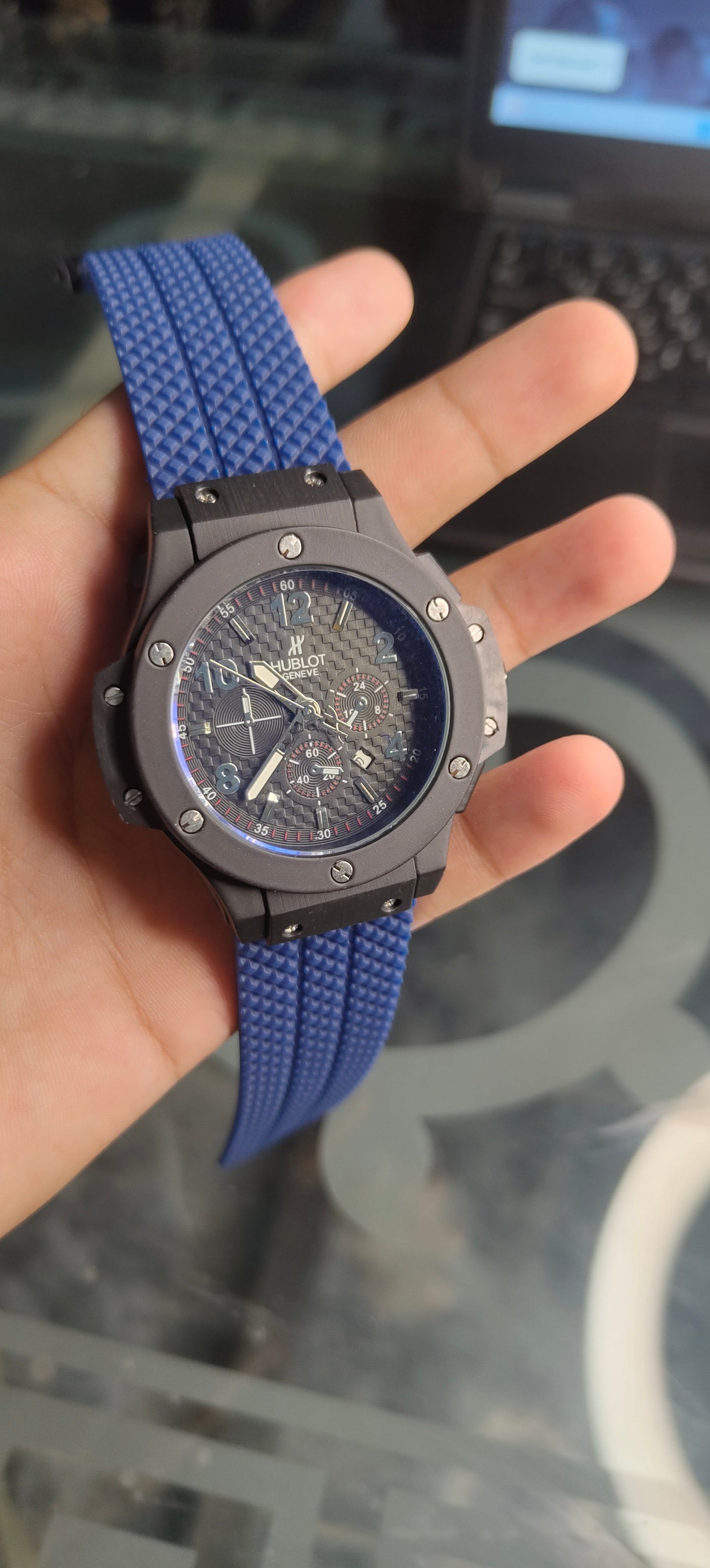 Hublot Big Bang King Men's Watch - Black Dial, Rubber Strap
