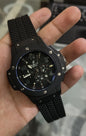 Hublot Big Bang King Men's Watch - Black Dial, Rubber Strap