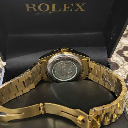 Rolex Single Eye Tt Golden Automatic Watch
