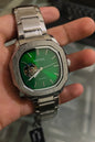 Bestwin BW985-2 Business Classic Sqaure Dial Automatic Mechanical Stainless Steel Watch - Silver