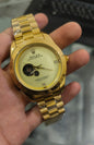 Rolex Single Eye Tt Golden Automatic Watch