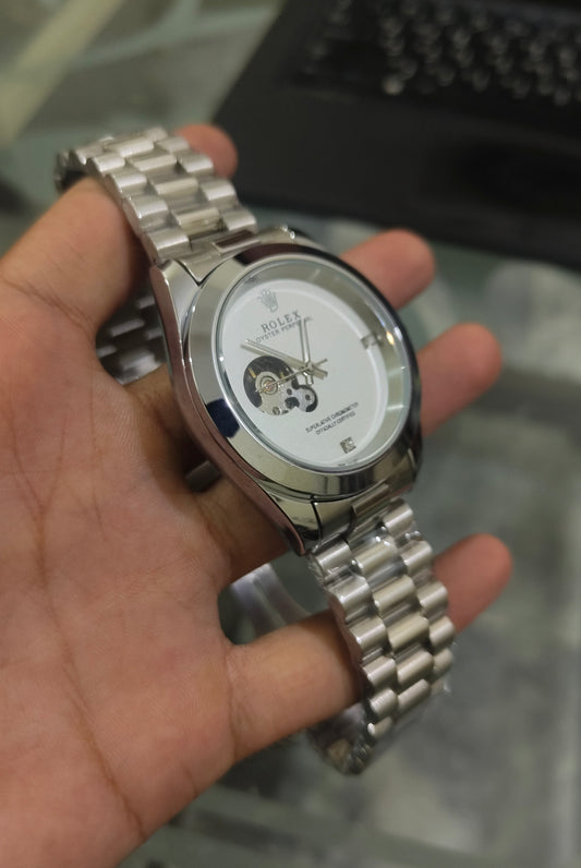 Rolex Single Eye Tt Golden Automatic Watch