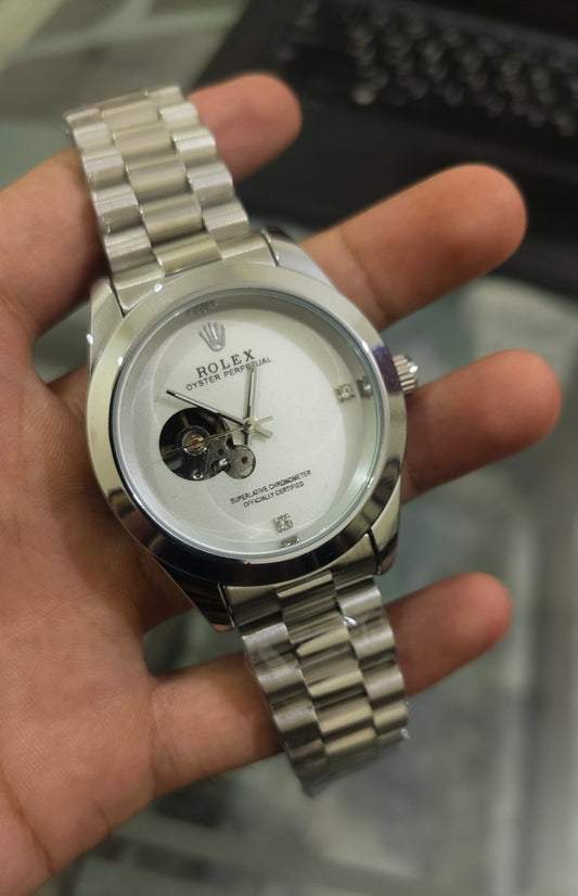 Rolex Single Eye Tt Golden Automatic Watch