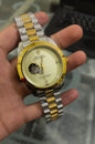 Rolex Single Eye Tt Golden Automatic Watch